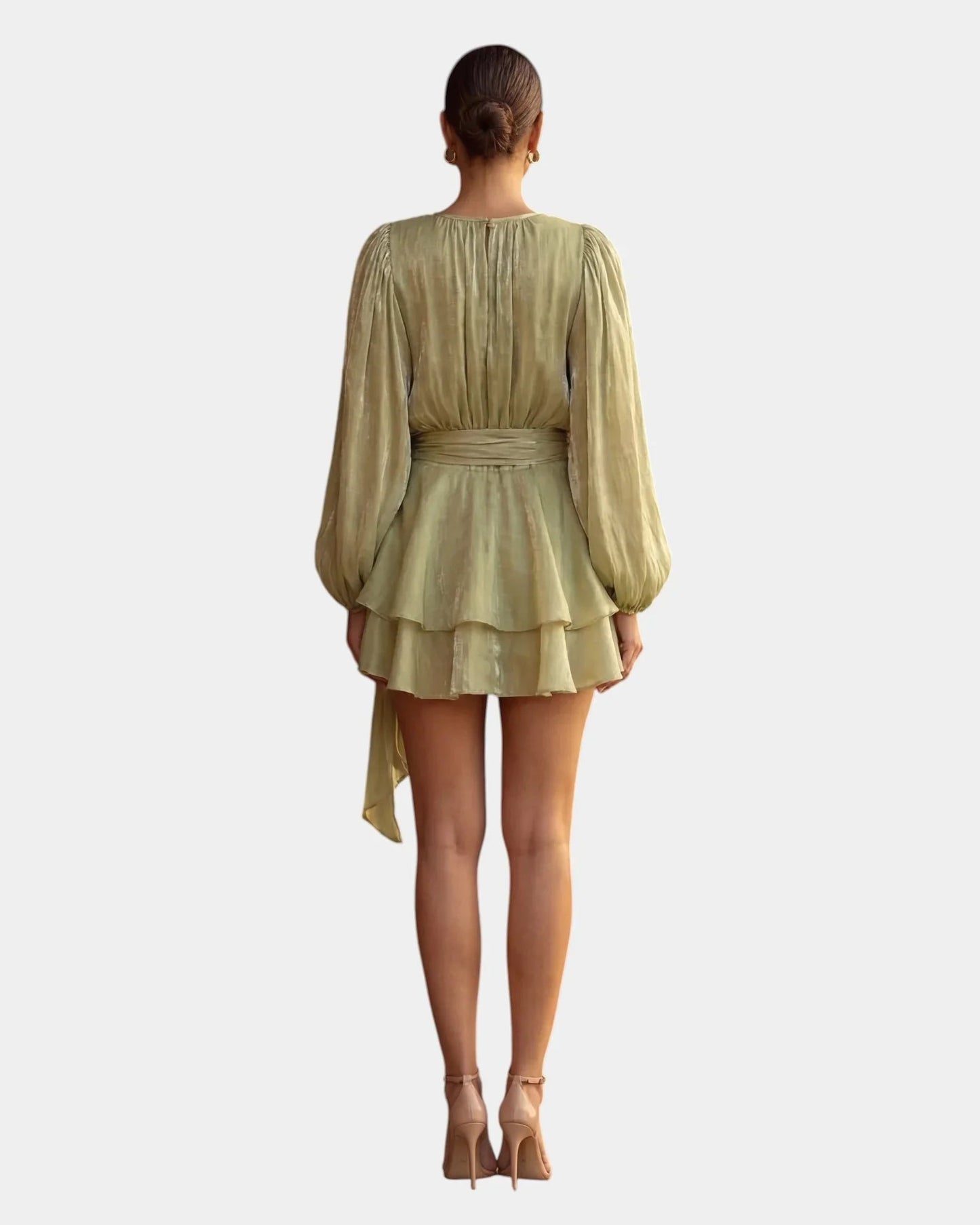 Aude | Robe courte volants
