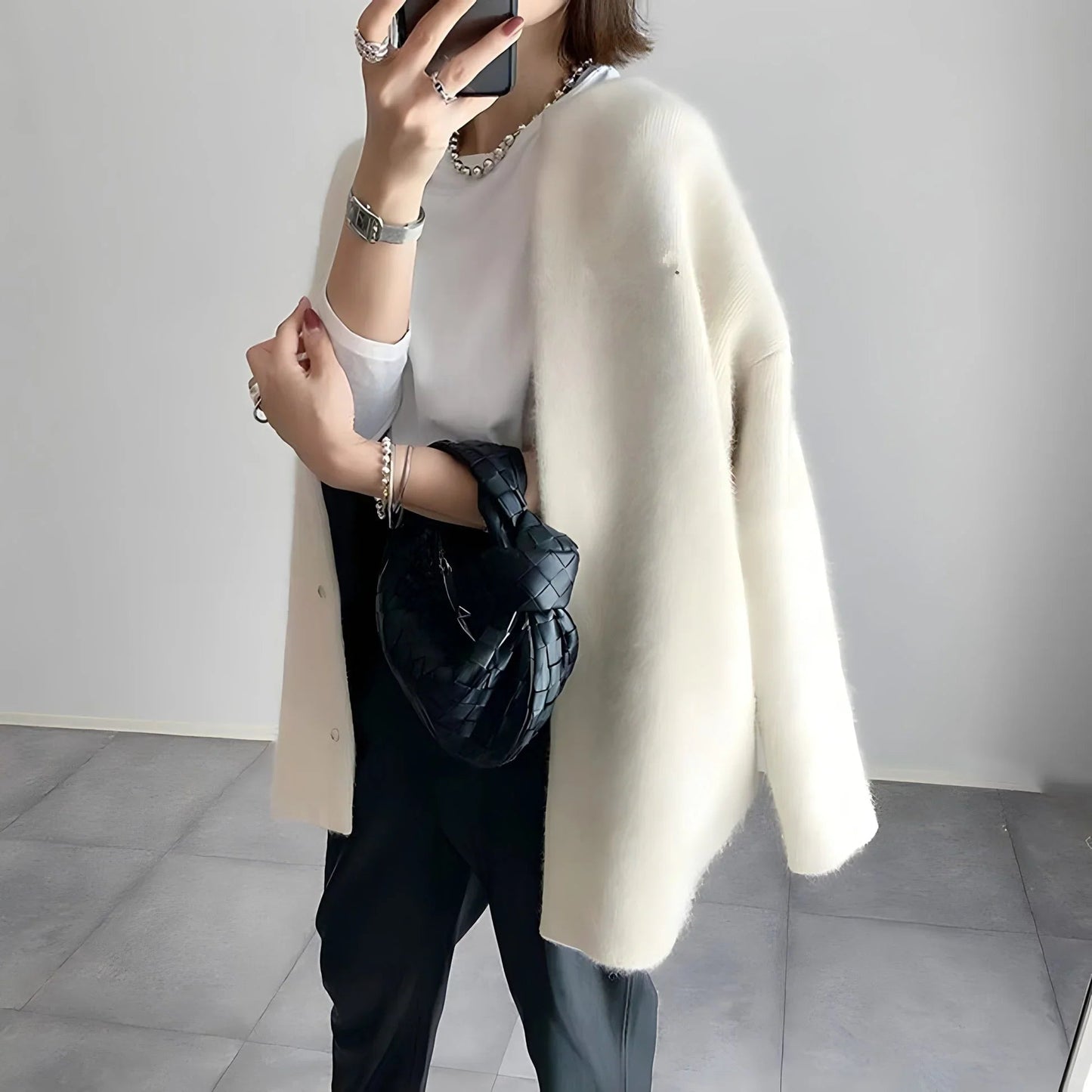 Whitney | Élégant Cardigan À Boutons