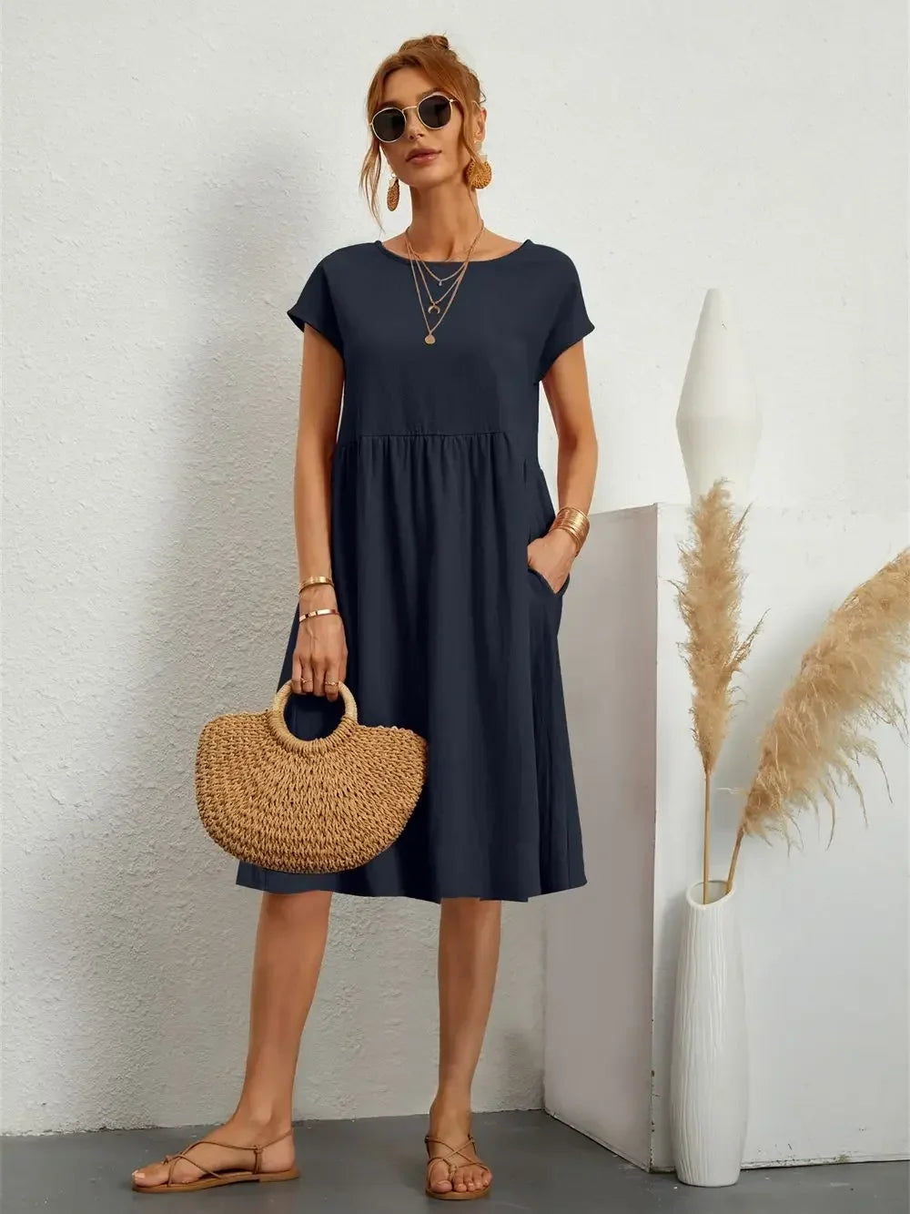 Sage | Robe Décontractée Chic