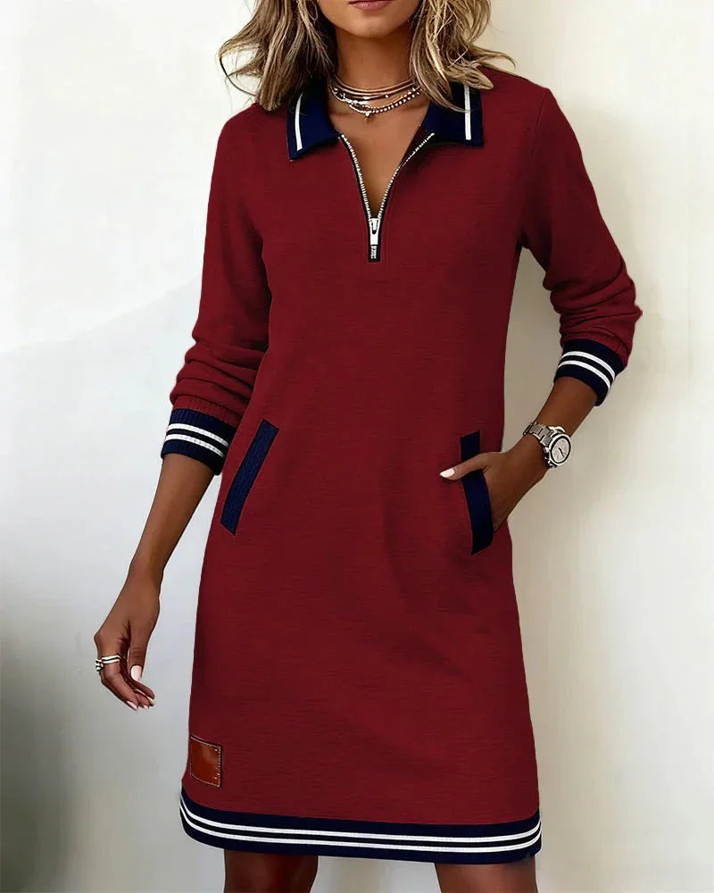 Sophie | Robe longue en coton élégante