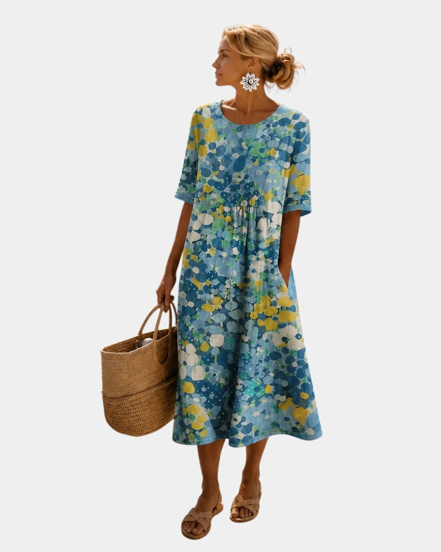 Liséa | Robe midi florale