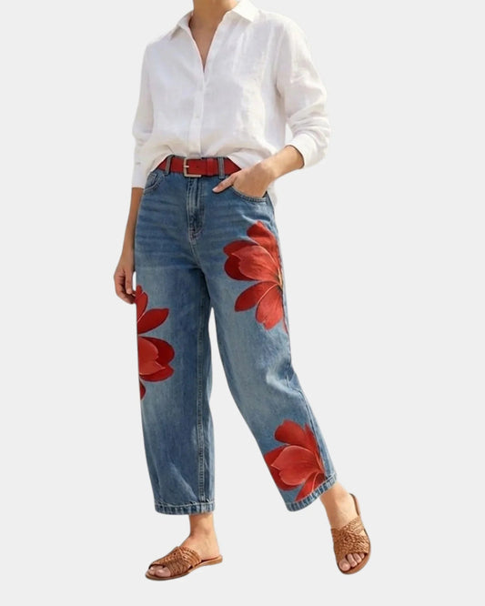Chérine | Pantalons floraux élégants