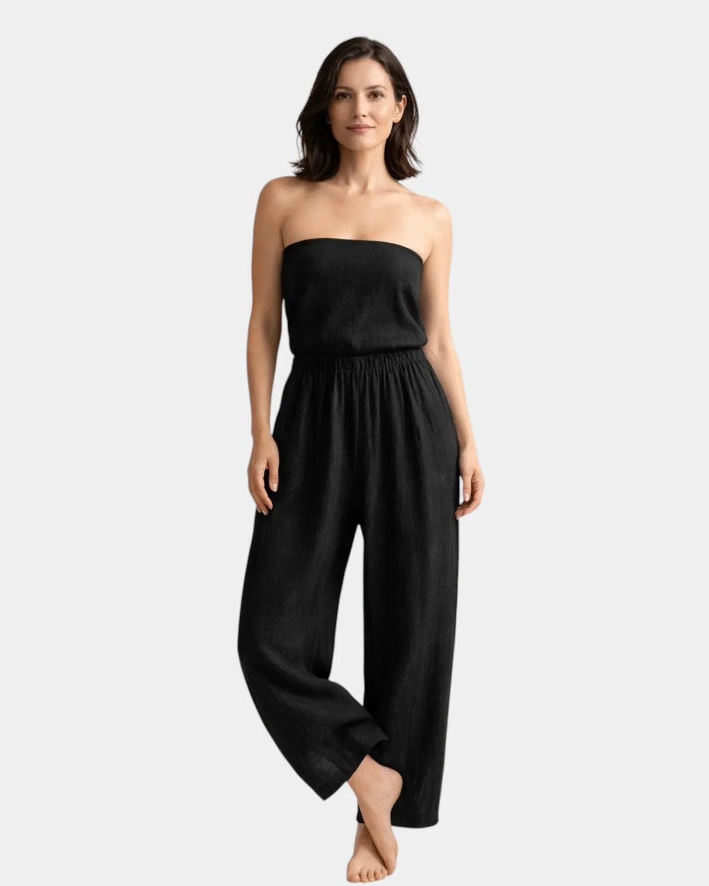 Alix | Pantalon en coton et lin
